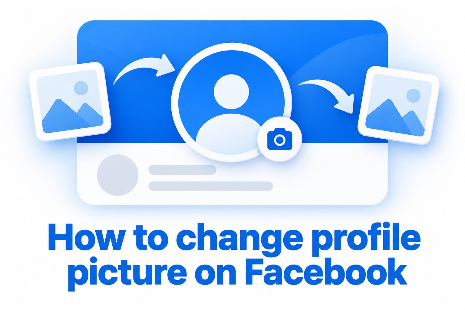 how-to-change-profile-picture-on-facebook-e2961 Facebook profile page showing the option to update a profile picture.